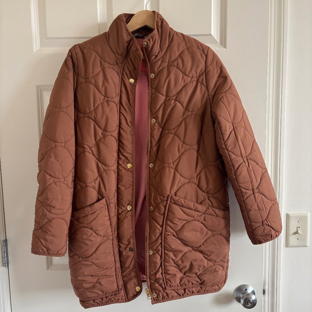 Quilted cocoon puffer with PrimaLoft